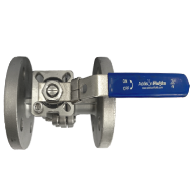 PN10 16 SS316 flange end ball valve with lever handle